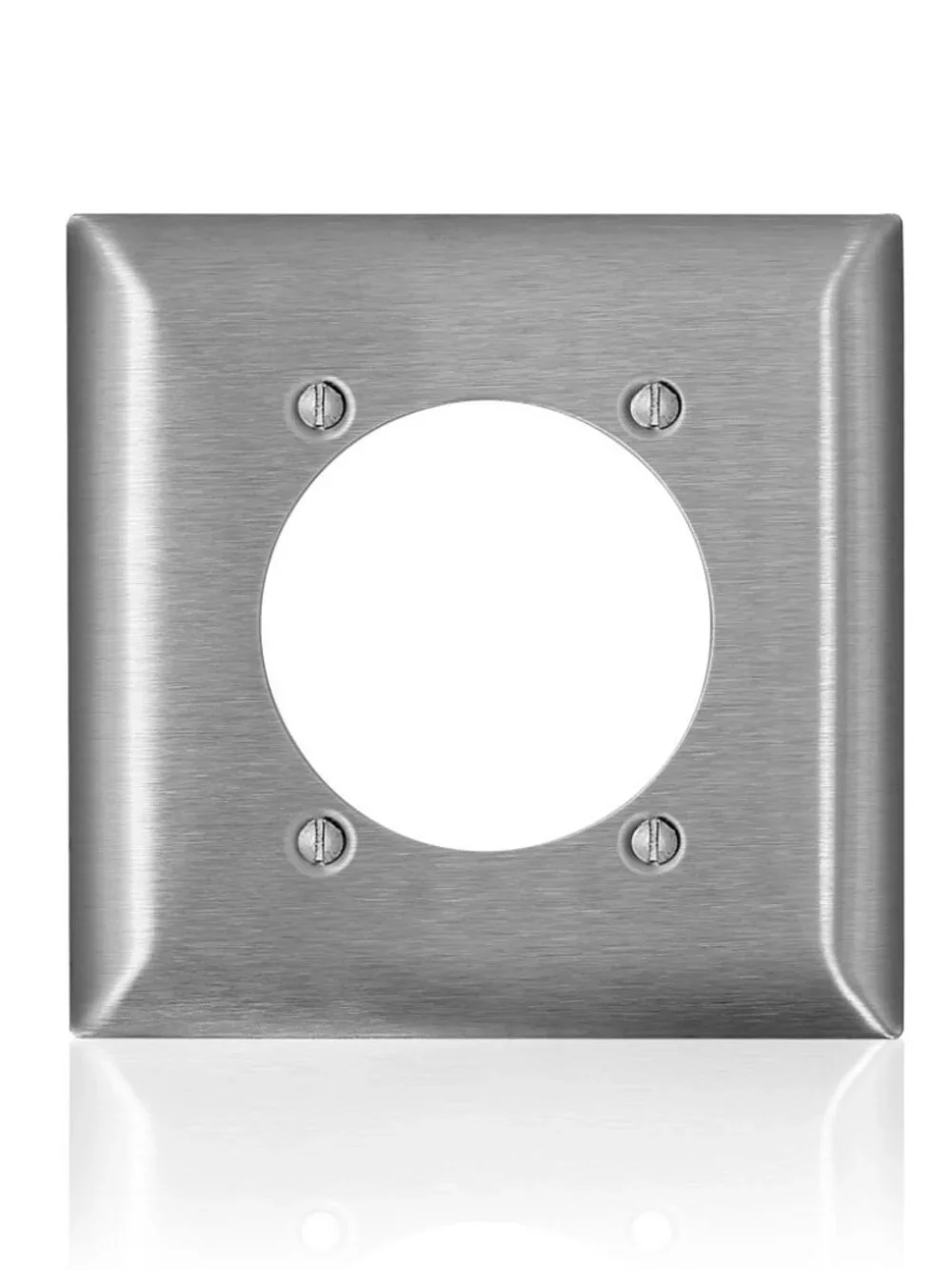 Leviton2-Gang Wallplate, Standard Size, Magnetic Stainless Steel, C-Series, SL70